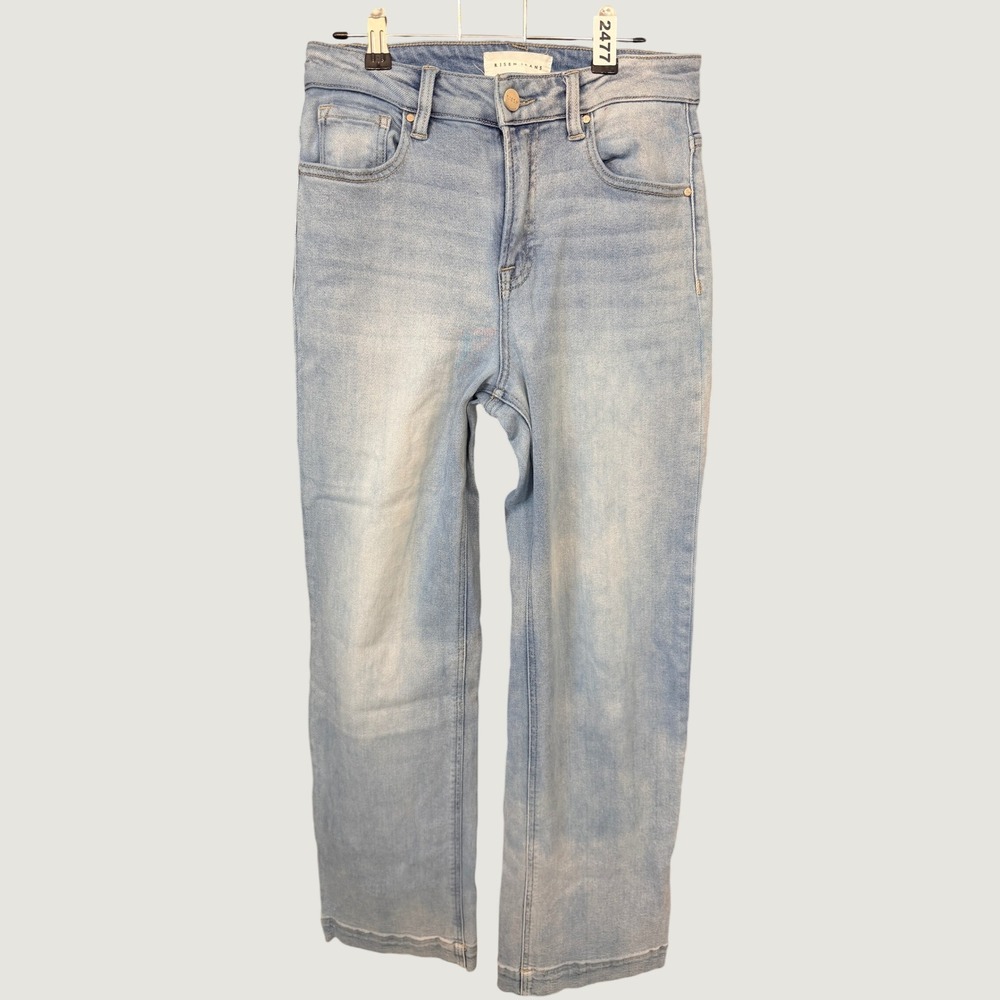 Risen Jeans Straight Leg Denim Womens Size 3/26 Light Blue RDP5444SZ